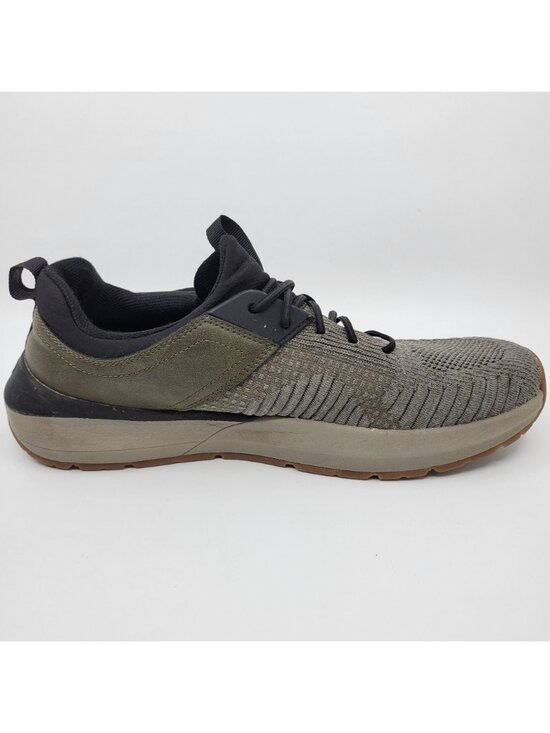 Skechers Men\'s Neville - Calhan Slip On Shoes Bungee Olive Green & Black Size 12